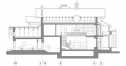 Проект узкого двухэтажного дома из кирпича в стиле барокко с двухместным гаражом, с площадью до 350 кв м и размерами 27 м на 13 м - LK-122